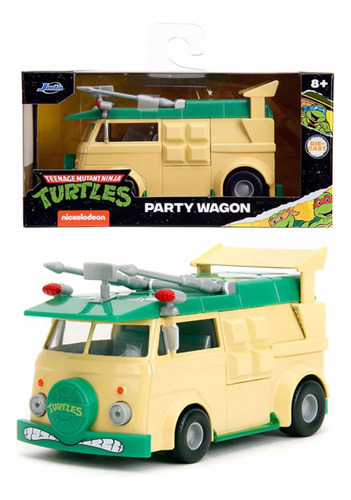 Jada Tortugas Ninja Volkswagen Party Wagon Nickelodeon 1/32