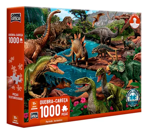 QUEBRA-CABEÇA 100 PÇS - DINOSSAUROS