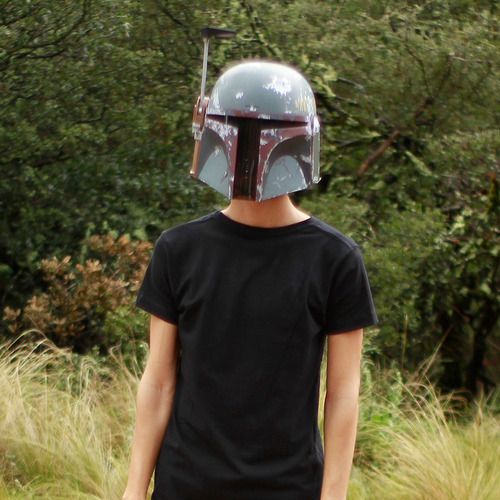 Imagen 7 de 9 de Casco Star Wars Boba Fett Electronico A Escala 1.1