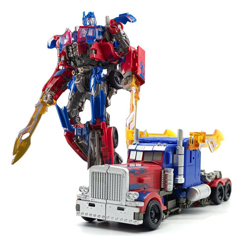 Miniatura Deformable Optimus Prime De Transformers Autobots