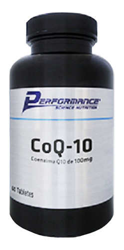 Coq-10 Coenzima Q-10 100mg Performance Nutrition 60 Tabletes