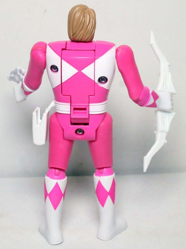 Power Rangers Retro Vira Cabeça Rosa Hasbro Boneco Aberto (Usado)