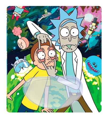 Pad Mouse Rick And Morty Ergonómico Con Gel