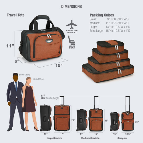 Set De Equipaje Travel Select Amsterdam Expandible De 8 Piez