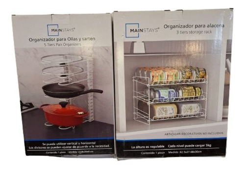 Set De Organizadores Para Cocina 