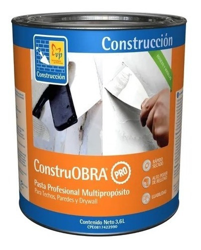 Pasta Profesional Construobra Galon Vp Construccion