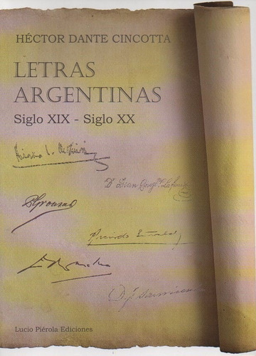 At- Lpe- Letras Argentinas Siglo Xix. Siglo Xx