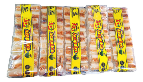 Dulce De Coco Con Leche 10 Rollitos Acapulco