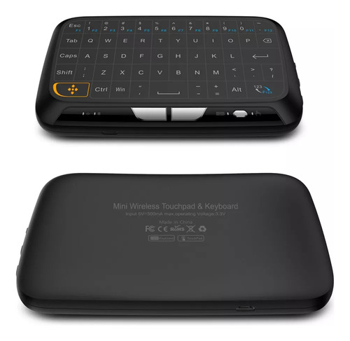 Teclado Sem Fio Mini Touchad Air Mice 2.4ghz Qwerty