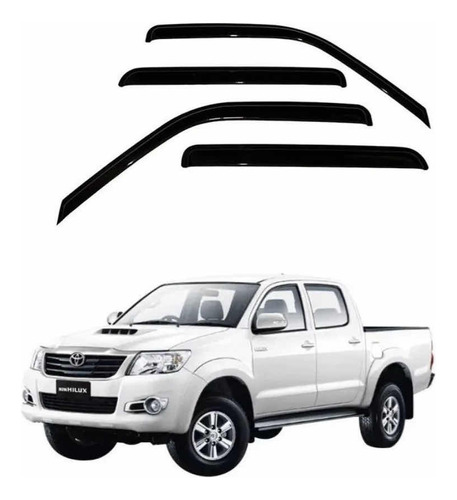 Kit Aletas Bota Aguas Lluvia Toyota Hilux Vigo 2004-2012 G3