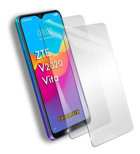 Dos Micas Cristal P/ Zte V2020 Vita, Cristal Templado