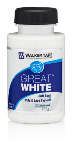 Imagen 1 de 4 de Pegamento Blanco Great White De Walker Para Prótesis Capilar