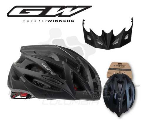 Casco Gw Ciclismo Bicicleta Montaña Ruta Patinaje Ajustable