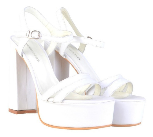 Imagen 3 de 6 de Zapatos Sandalias De Cuero De Mujer - Zaino - Ferraro