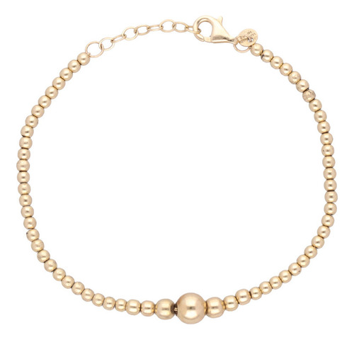 Pulsera De 14k Oro Amarillo, 4.4 Gramos