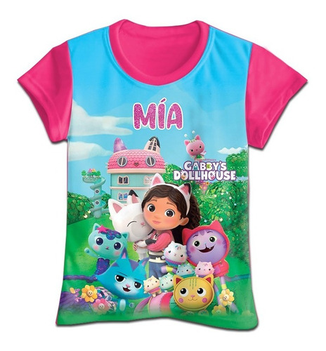 Franela Camisa Niña Gabby's Dollhouse En Algodon