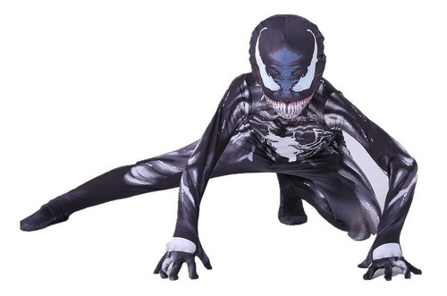 Cosplay Niño Adulto Traje De Spider-man De Venom De Color