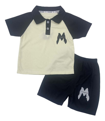 Conjunto De Bebé Ropa Para Niño De Camisa Shorts Con Estampa