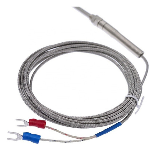 Sensor De Temperatura A Inox Termocople Ti K Probeta 5-100mm