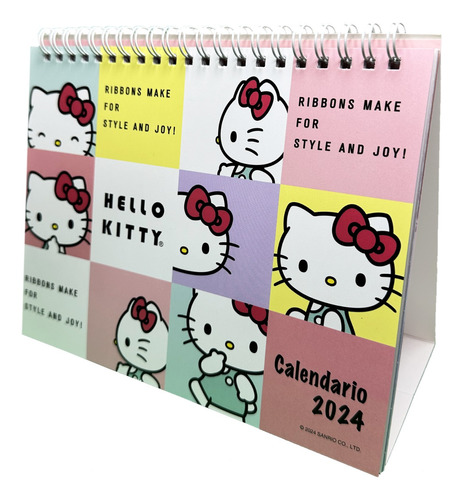 Calendario De Escritorio 2024 Hello Kitty Sanrio Close Up