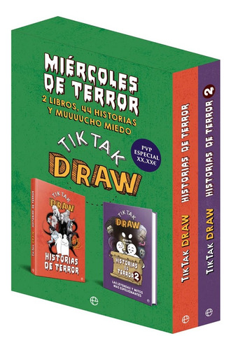 Historias De Terror. Pack Tiktak Draw. Miercoles De Terror