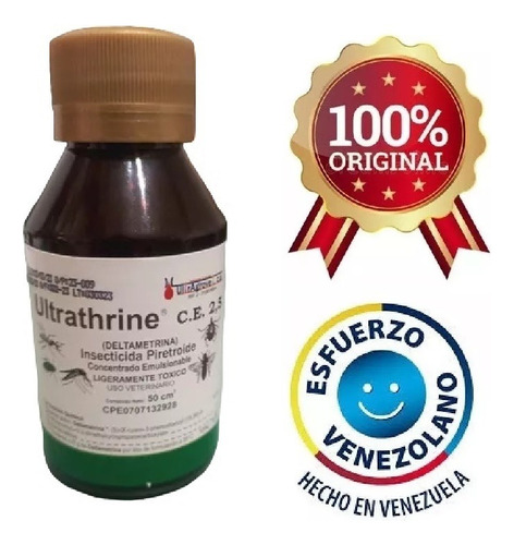 Insecticida Chiripas Cucarachas Ultrathrine 50 Concentrado  