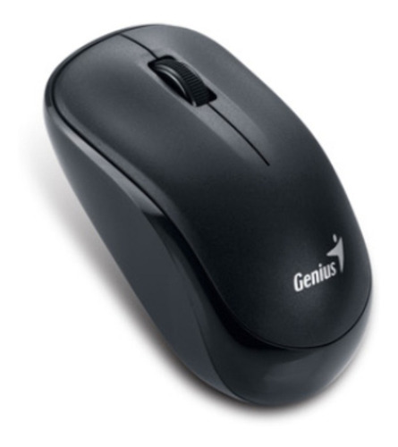 Kit de teclado y mouse inalámbrico Genius SlimStar 8000ME Español de color negro