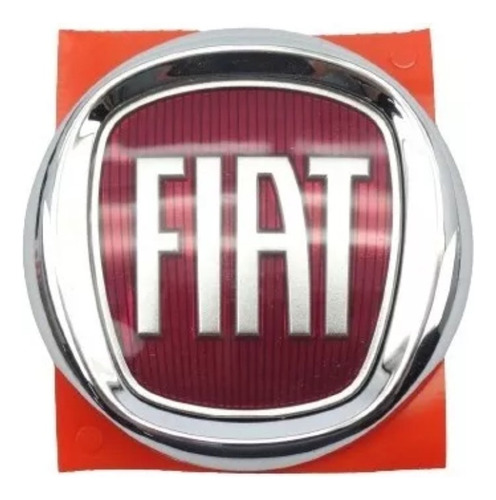 Emblema Fiat Vermelho Grade Uno 2004 05 06 07 08 09 10 2013