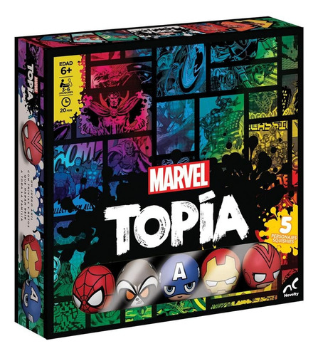 Juego De Mesa Marvel Topia Mod.jca-3620 Marca Novelty®