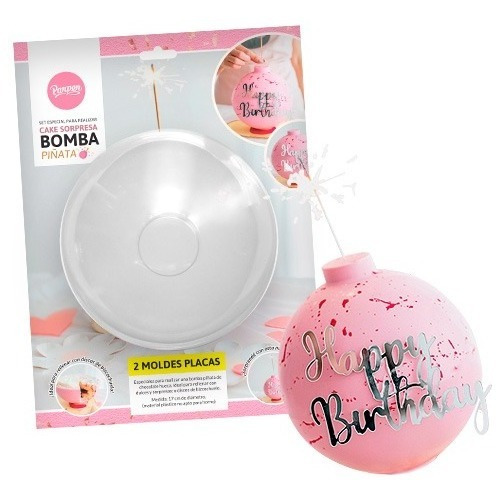 Set De Moldes Cake Sorpresa Bomba Piñata Parpen Prya