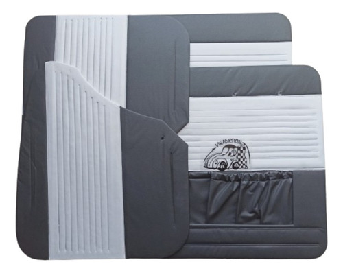 Tapas Puerta Vocho 1500 Gris Oscuro-blanco Bolsa Orig 4pz Vw