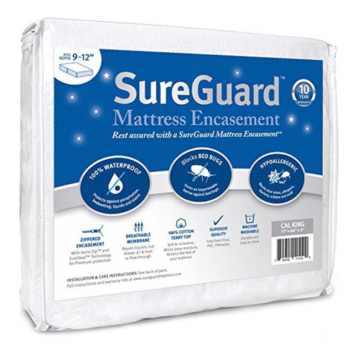 Sureguard Mattress Protectors Twin Xl  9-12