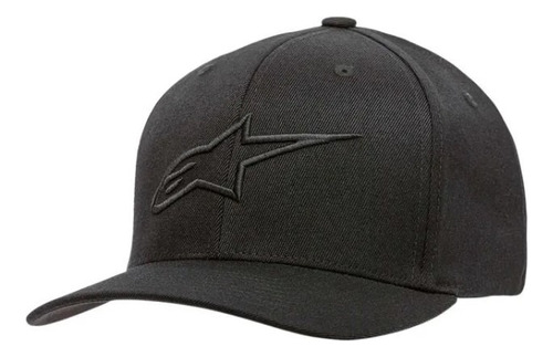 Gorra Alpinestars Ageless Curve Hat Negra Logo Negro Juri 