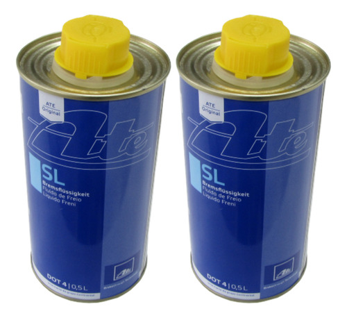 2x Fluido De Freio Marca Ate Dot 4 Sl - Loja Allparts