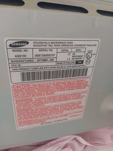Horno Microondas Samsumg (Usado)