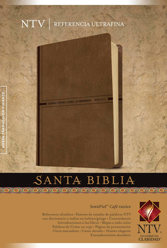 Libro: Santa Biblia Ntv, Edición De Referencia Ultrafina (sp
