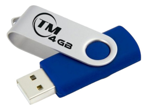 Memoria Usb 4gb Vel De Escritura De 2.0 14 Mb/s De Lectura