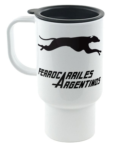 Jarro Termico Ferrocarriles Argentinos Logo Modelo 1