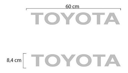 Faixa Toyota Hilux 1999 Até 2005 Adesivo/emblema Traseiro