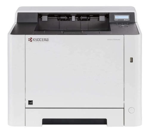 Impressora a cor função única Kyocera Ecosys P5026Cdw com wifi branca e preta 120V