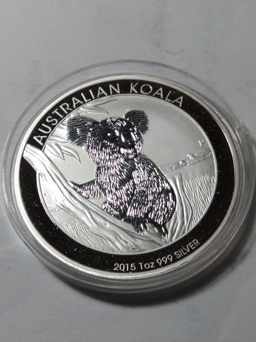 Moneda De Australia Koala 2015 1 Onza De Plata 999