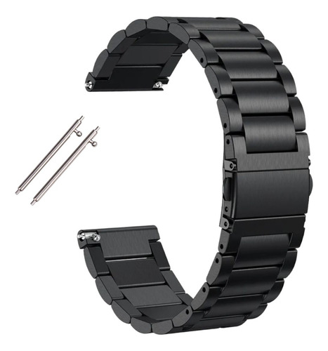 Pulseira 24mm De Aço Inox Compatível Relógio Fossil Jr1369