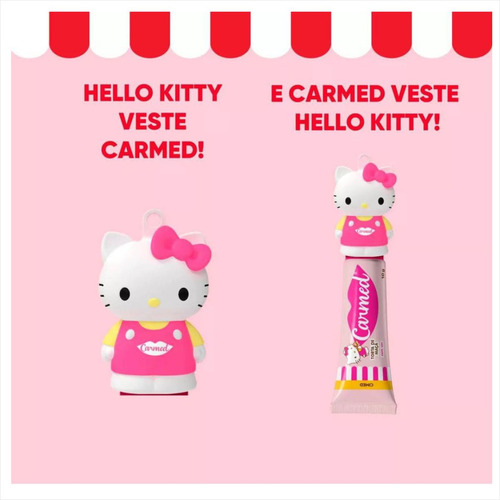 Carmed Hello Kitty Torta De Maça Com Cor Kit C/2 Com Base