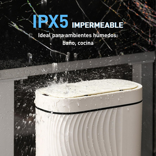 Papelero Basurero Baño Automático Sensor Inteligente Cepillo
