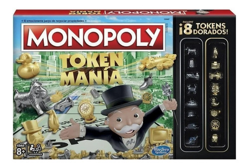 Imagen 1 de 5 de Monopolio Monopoly Token Manía