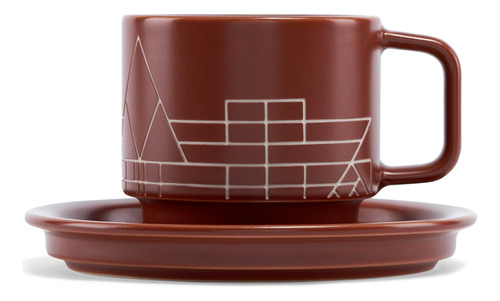 Tea Forte Terra - Taza De Te Y Platillo Frank Lloyd Wright,