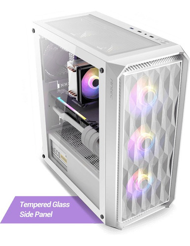 Case Antec Nx292 Usb 3.0 Argb White 3 Fans