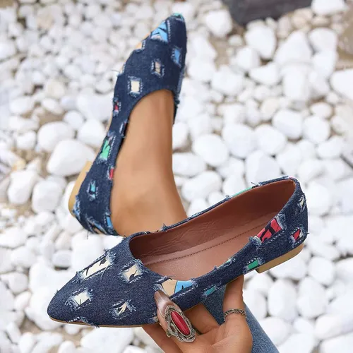 Zapatos de jeans para mujer sale