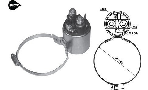 Solenoide Auxi 12v Semicontinuo Mot C.continua Malacate