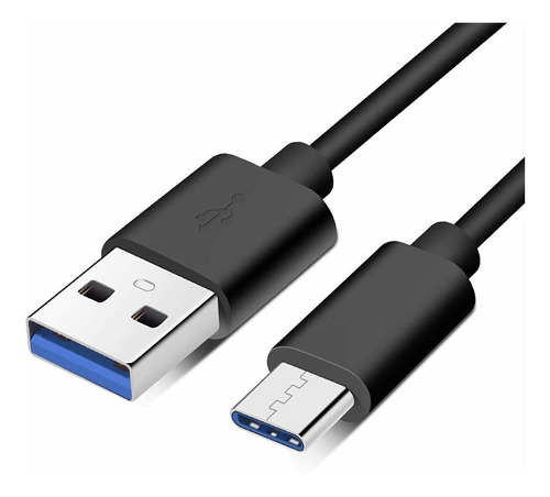 Cable Usb A Usb-c, 5 Pies/negro/carga Rapida